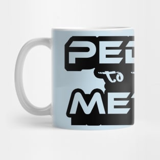 Pedal to the metal (Smaller) transparent Mug